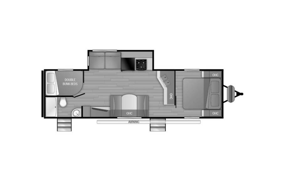 2021 Heartland Prowler 290BH  at Kellys RV, Inc. STOCK# 4307 Floor plan Layout Photo