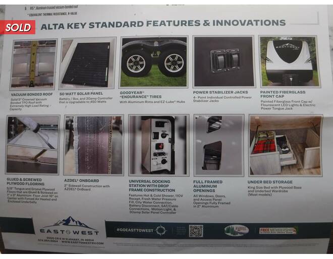 2023 East to West Alta 2850KRL Travel Trailer at Kellys RV, Inc. STOCK# 4464B Photo 20