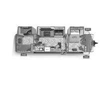 2023 Palomino Puma 32RBFQ Travel Trailer at Kellys RV, Inc. STOCK# 4485B Floor plan Image