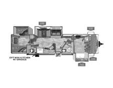 2024 Palomino Puma 32BHQS Travel Trailer at Kellys RV, Inc. STOCK# 4616B Floor plan Image