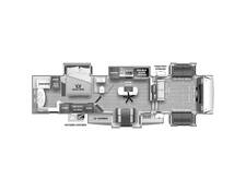2022 Sabre 37FLH Fifth Wheel at Kellys RV, Inc. STOCK# CONSIGN51 Floor plan Image